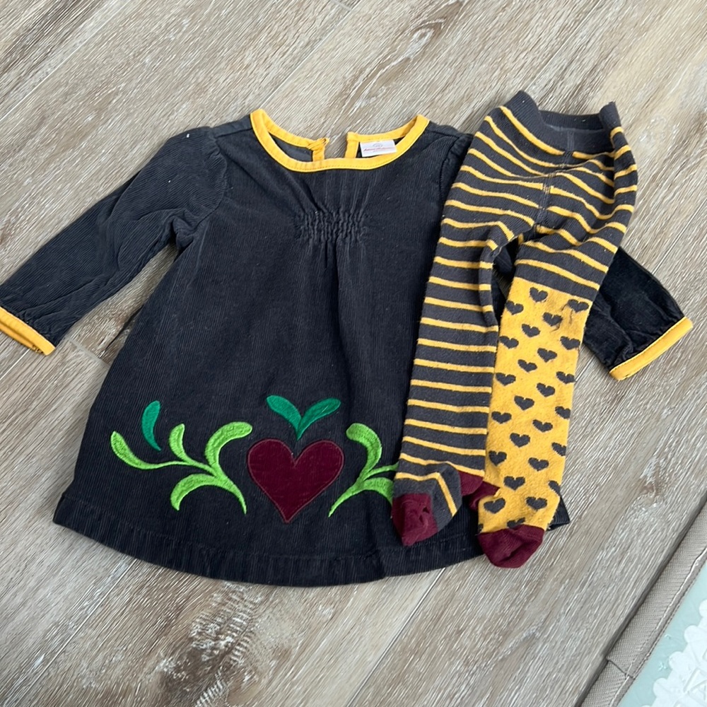 Hanna Andersson Dress & tights